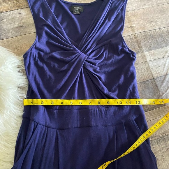 Anthropologie Deletta Dress V Neck Pockets Small - Picture 2 of 14